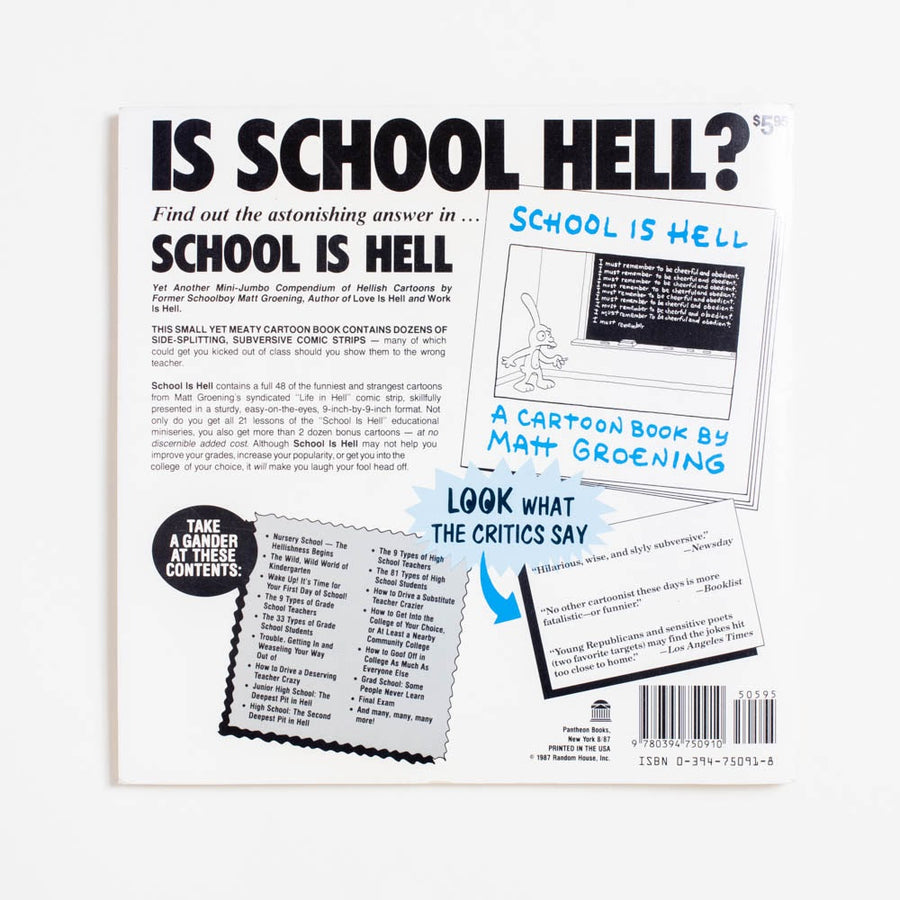School is Hell (Large Softcover) by Matt Groening