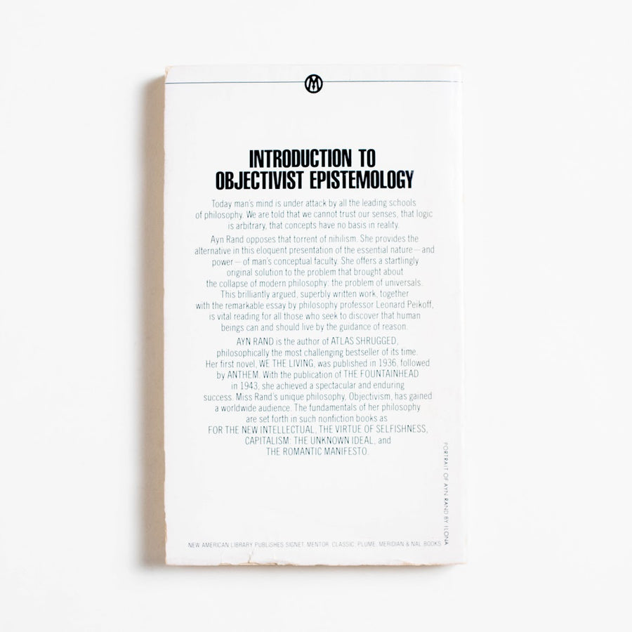 Introduction to Objectivist Epistemology (Mentor) by Ayn Rand