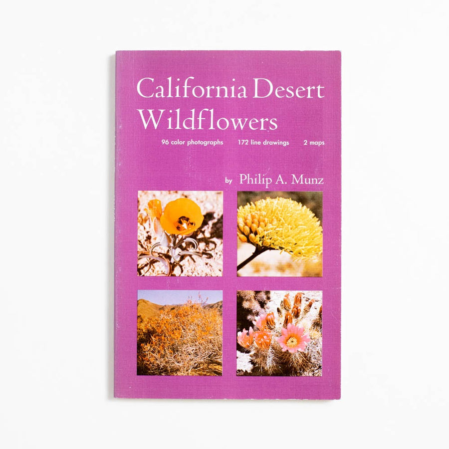 California Desert Wildflowers (Trade) by Philp A. Munz, University of California Press, Trade. Including maps, color photographs, and illustrations A Good Used Book is an Independent online bookstore selling New, Used and Vintage books based in Los Angeles, California. AAPI-Owned (Korean-American) Small Business. Free Shipping on orders $25+. Local Pickup available in Koreatown.  1962 Trade Non-Fiction California