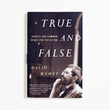 True and False (Trade, G) by David Mamet, Random House Books, Trade. Heresy and common sense for the actor A Good Used Book is an Independent online bookstore selling New, Used and Vintage books based in Los Angeles, California. AAPI-Owned (Korean-American) Small Business. Free Shipping on orders $40+. 1999 Trade, G Art 