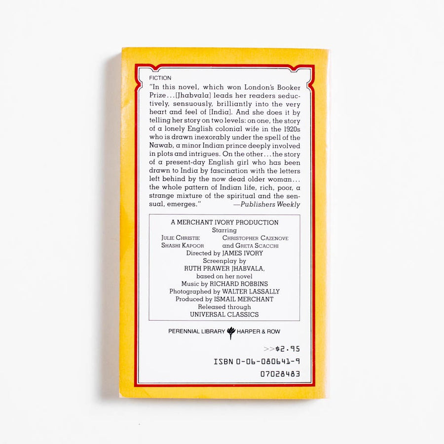 Heat and Dust (1st HarperPerennial Printing) by Ruth Prawer Jhabvala