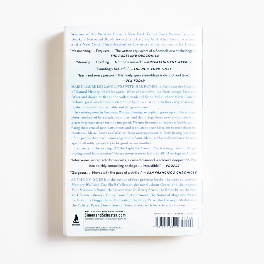 All the Light We Cannot See (1st Scribner Printing) by Anthony Doerr
