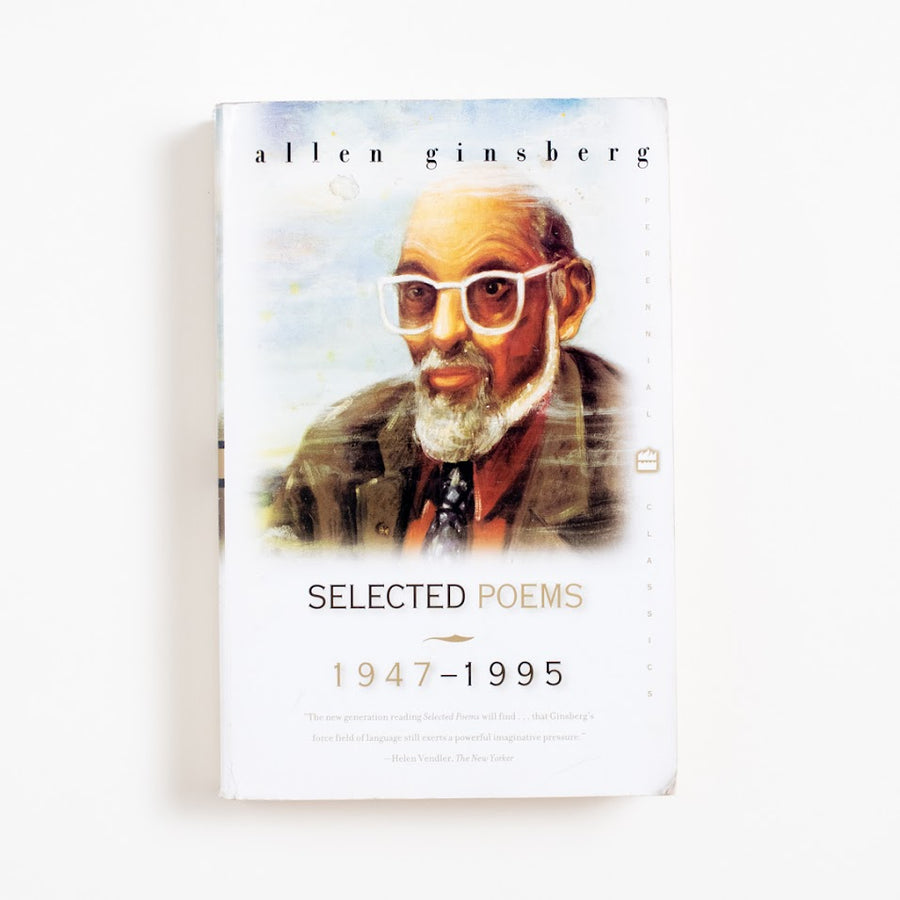 Selected Poems: 1947-1995 (Trade) by Allen Ginsberg, Perennial Library, Trade.  A Good Used Book is an Independent online bookstore selling New, Used and Vintage books based in Los Angeles, California. AAPI-Owned (Korean-American) Small Business. Free Shipping on orders $40+. 2001 Trade Literature 