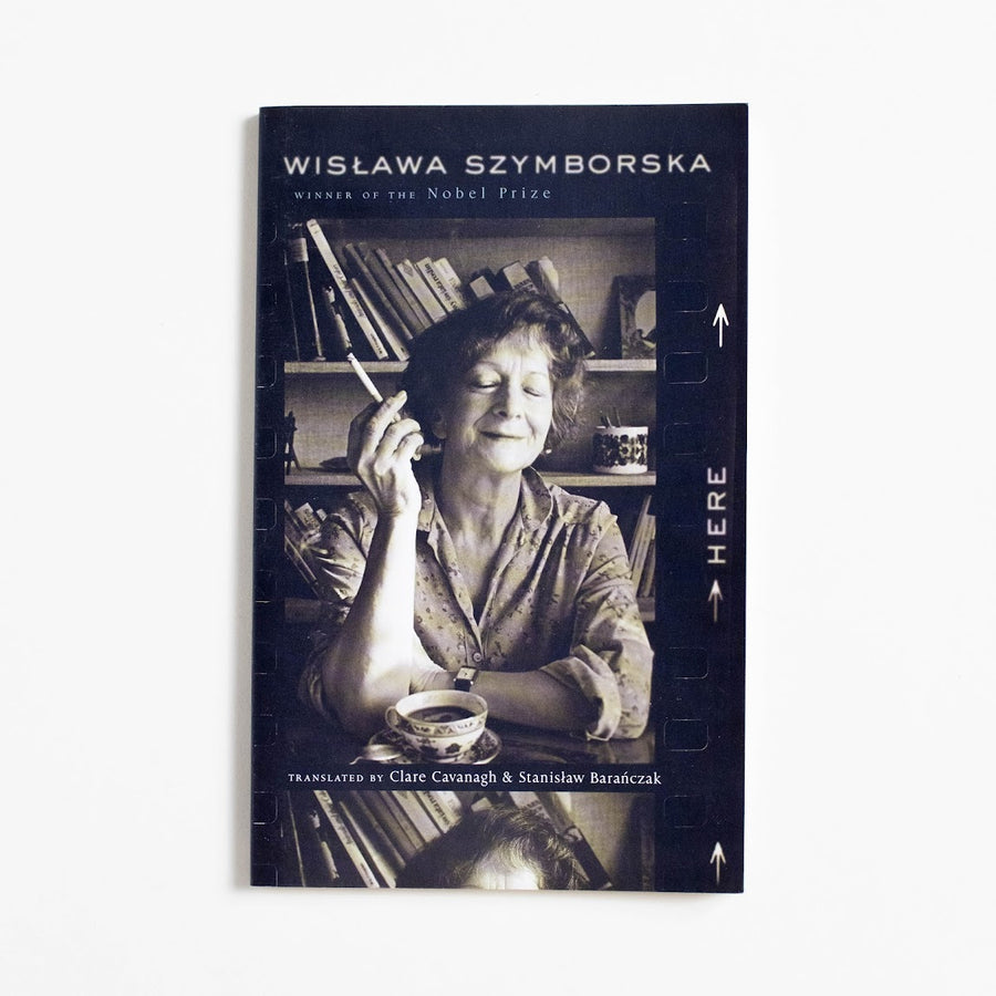 Here (Trade) by Wislawa Szymborska, Mariner Books, Trade.  A Good Used Book is an Independent online bookstore selling New, Used and Vintage books based in Los Angeles, California. AAPI-Owned (Korean-American) Small Business. Free Shipping on orders $40+. 2010 Trade Literature 