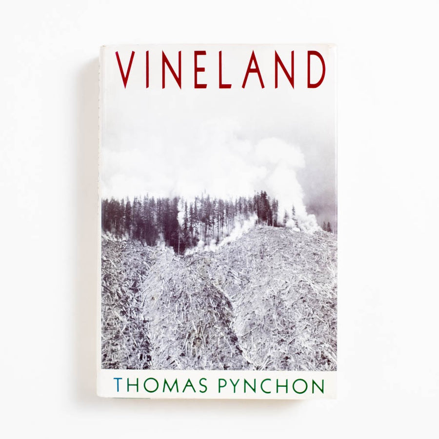 Vineland (1st Edition) by Thomas Pynchon, Little Brown and Company, Hardcover.  A Good Used Book is an Independent online bookstore selling New, Used and Vintage books based in Los Angeles, California. AAPI-Owned (Korean-American) Small Business. Free Shipping on orders $25+. Local Pickup available in Koreatown.  1990 1st Edition Literature 