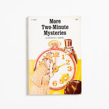 More Two-Minute Mysteries (1st Scholastic Printing) by Donald J. Sobol, Scholastic Publishing, Paperback.  A Good Used Book is an Independent online bookstore selling New, Used and Vintage books based in Los Angeles, California. AAPI-Owned (Korean-American) Small Business. Free Shipping on orders $25+. Local Pickup available in Koreatown.  1971 1st Scholastic Printing Genre Short Stories