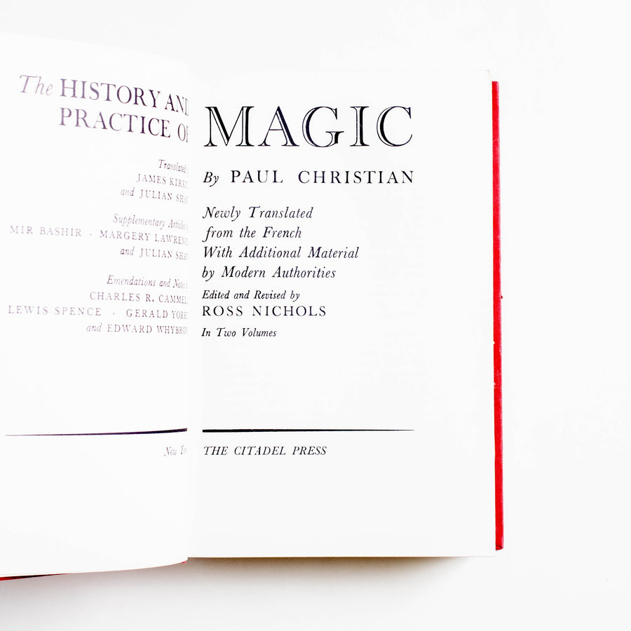 The History and Practice of Magic (Hardcover) by Paul Christian