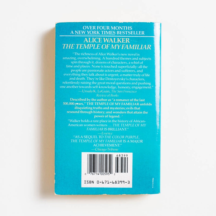 The Temple of My Familiar (1st Pocket Printing) by Alice Walker