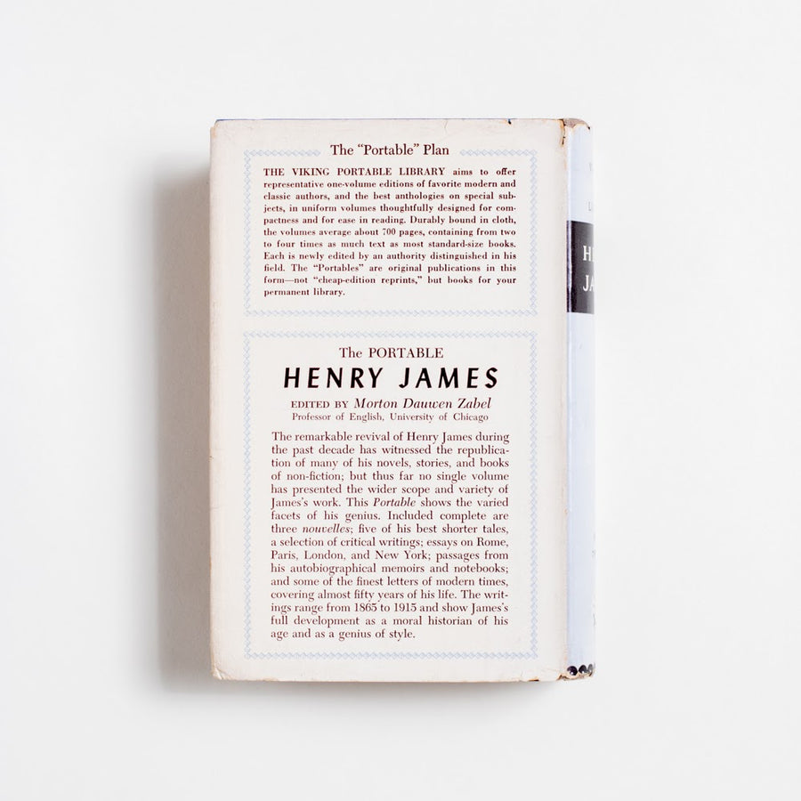 The Portable Henry James (Small Hardcover) edited by Morton Dauwen Zabel