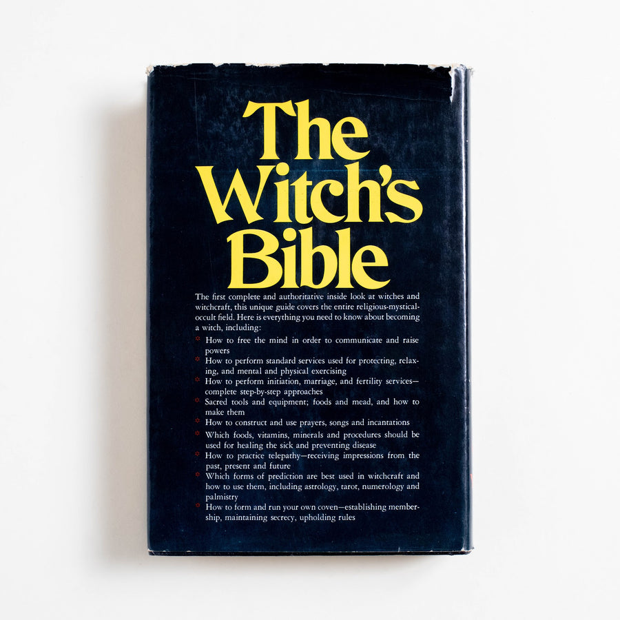 The Witch's Bible: How to Practice the Oldest Religion (1st Nash Printing) by Gavin and Yvonne Frost
