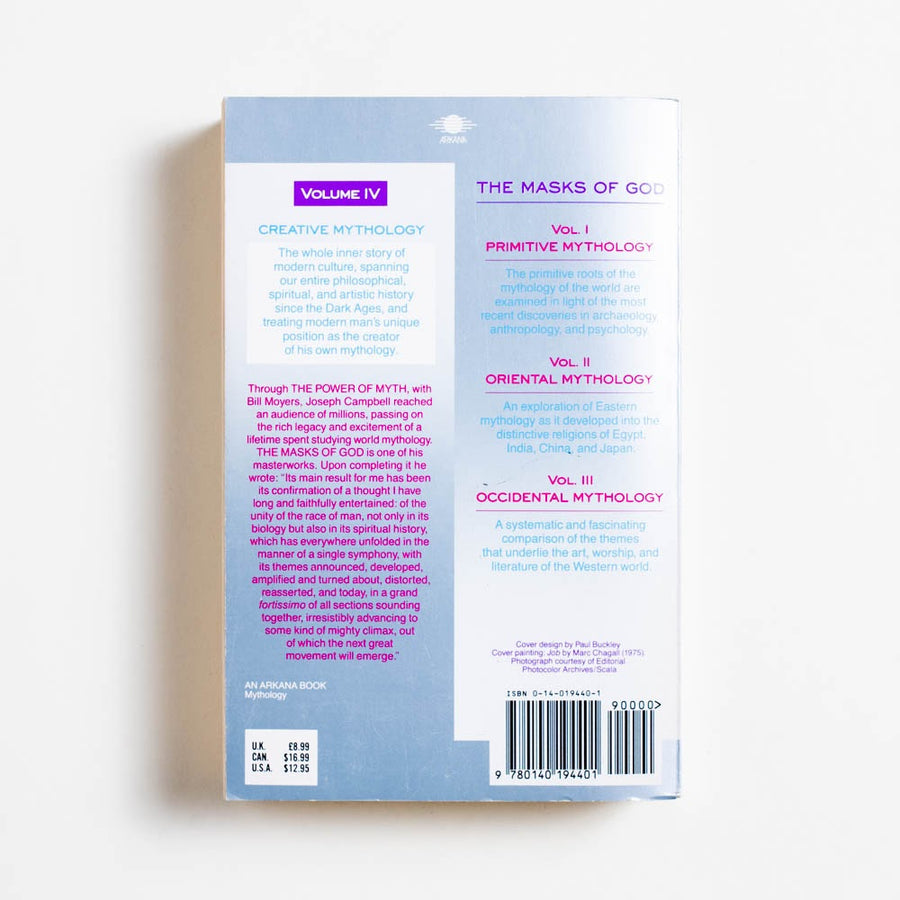 The Masks of God (Trade Set) by Joseph Campbell