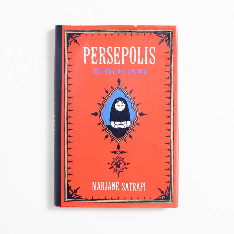 Persepolis: The Story of a Childhood (1st Edition) by Marjane Satrapi, Pantheon Books, Hardcover w. Dust Jacket. Satrapi's graphic memoir illustrates, vividly
and achingly, the trajectory of a country and
a girl growing up in Iran during the Revolution. A Good Used Book is an Independent online bookstore selling New, Used and Vintage books based in Los Angeles, California. AAPI-Owned (Korean-American) Small Business. Free Shipping on orders $25+. Local Pickup available in Koreatown.  2003 1st Edition Genre 