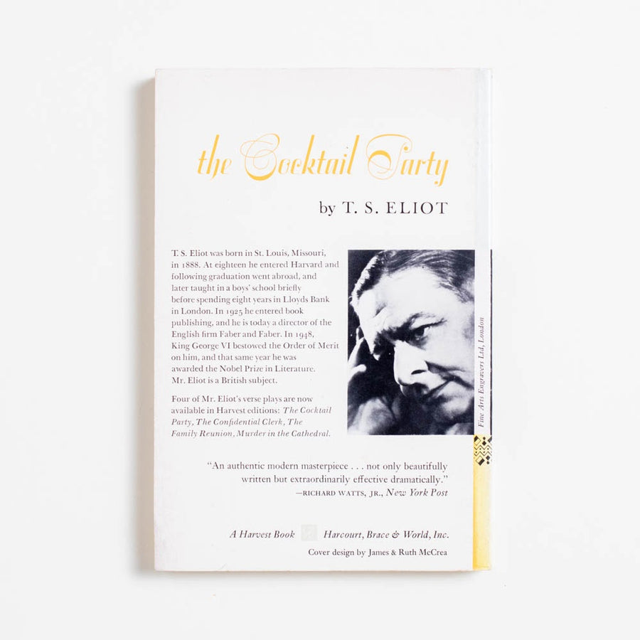 The Cocktail Party (Trade) by T.S. Eliot