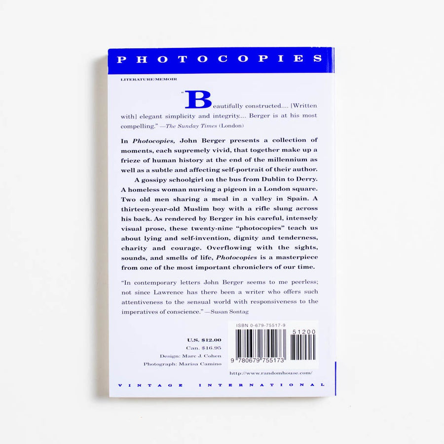 Photocopies (Trade) by John Berger