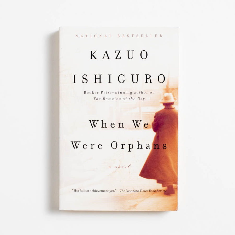 When We Were Orphans (1st Vintage International Printing) by Kazuo Ishiguro, Vintage International, Trade.  A Good Used Book is an Independent online bookstore selling New, Used and Vintage books based in Los Angeles, California. AAPI-Owned (Korean-American) Small Business. Free Shipping on orders $25+. Local Pickup available in Koreatown.  2000 1st Vintage International Printing Literature Crime